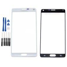 White Samsung Galaxy Note 4 N9100 N910F Screen Panel Front Glass