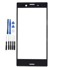 Black Sony Xperia X Compact F5321 Front glass panel replacement